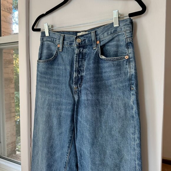 Citizens of Humanity Annina Trouser Wide Leg Jeans Pinnacle Medium Wash Blue 25 - Picture 5 of 13